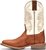 Side view of Double H Boot Mens 11" Oak ICE™ Square Roper